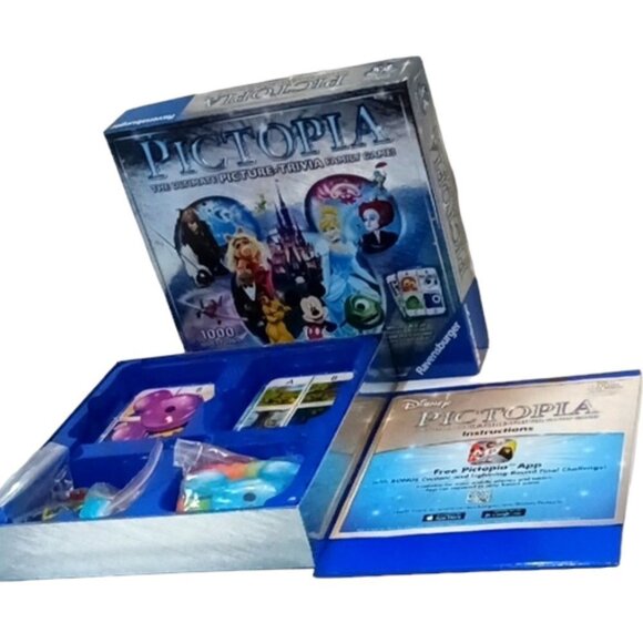 Board Game Pictopia The Ultimate Picture-Trivia Family Game Disney Edition - Picture 4 of 7